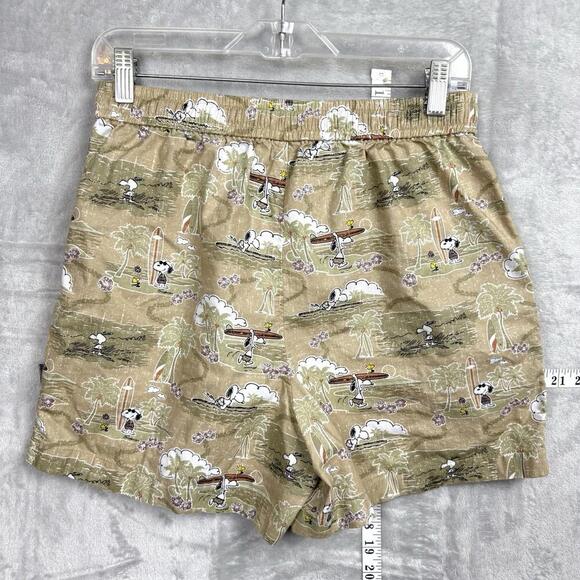 Peanuts x Reyn Spooner Snoopy Surf Shorts L Aloha Hawaii Print Uniqlo Collab - Picture 4 of 10